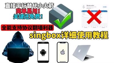 iOS Singbox使用教程 （小火箭最佳代替，免费下载）